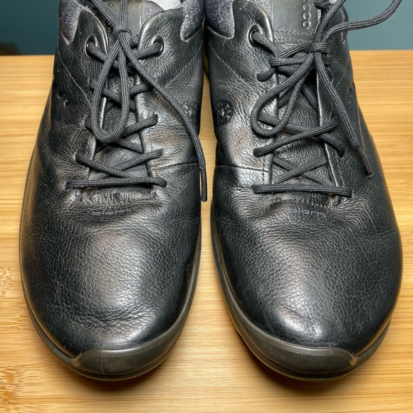 ECCO Mens BIOM Hybrid Yak Leather GORE-TEX Golf Shoes Black 42 8 8.5 Extra Width - Picture 7 of 14